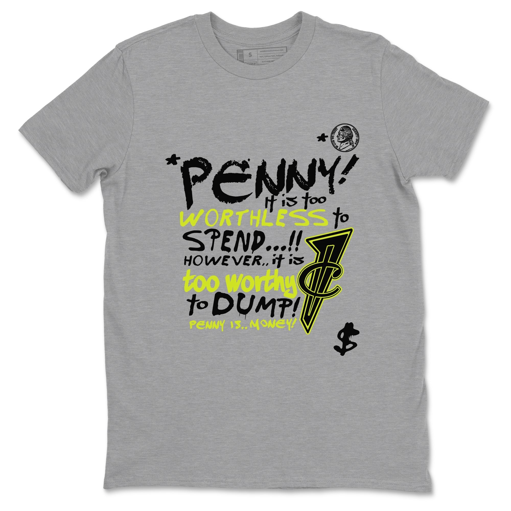 Penny Is Sneaker Tees - Air Foamposite One Black Volt