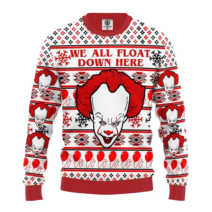 Pennywise Horror Ugly Christmas Sweater Amazing Gift Idea Thanksgiving Gift ? Usalast