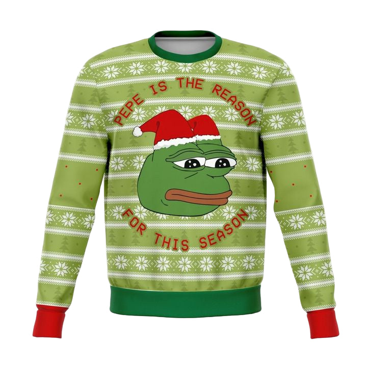 Pepe The Frog Dank Meme 2022 Design 3d Ugly Christmas Sweater ? Usalast
