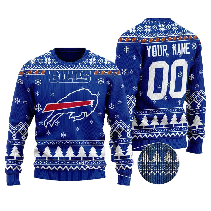Personalized Buffalo Bills Nfl Custom Christmas Sweater ? Usalast