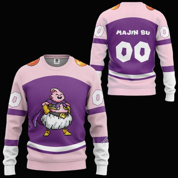 Personalized Dragon Ball Z Pixel Majin Buu Ugly Christmas Sweater ? Usalast