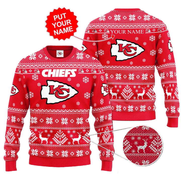 Personalized Kansas City Chiefs Christams Ugly Sweater ? Usalast
