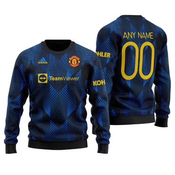 Personalized Manchester United Teamviewer Adidas Custom Christmas Sweater ? Usalast