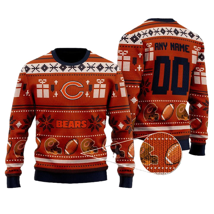 Personalized Nfl Chicago Bears Custom Christmas Sweater ? Usalast