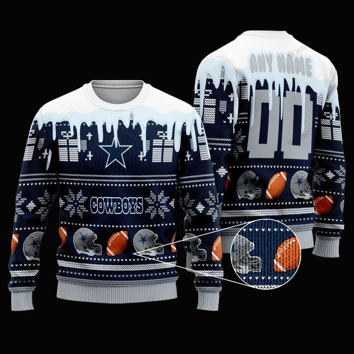 Personalized Nfl Dallas Cowboys Custom Christmas Sweater ? Usalast