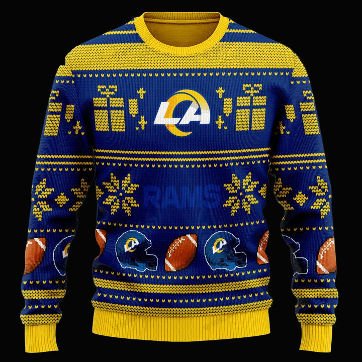 Personalized Nfl Los Angeles Rams Custom Christmas Sweater ? Usalast