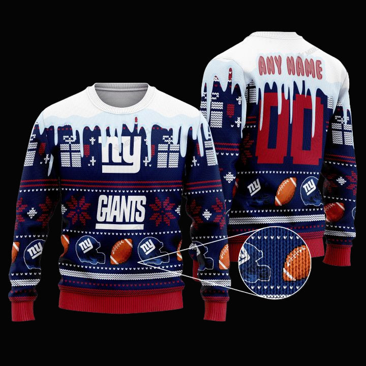 Personalized Nfl New York Giants Custom Christmas Sweater ? Usalast