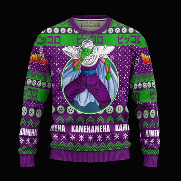 Piccolo Ugly Christmas Sweater And 3D Hoodie Dragon Ball Z Xmas Gift ? Usalast
