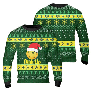 Pickleball Dink Up Christmas AOP Sweater ? Usalast