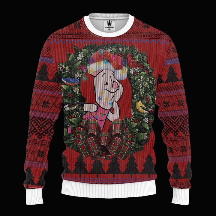 Piglet Winnie The Pooh Christmas Mc Ugly Christmas Sweater Thanksgiving Gift ? Usalast