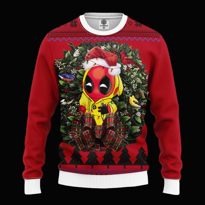 Pika Deadpool Noel Mc Ugly Christmas Sweater Thanksgiving Gift ? Usalast