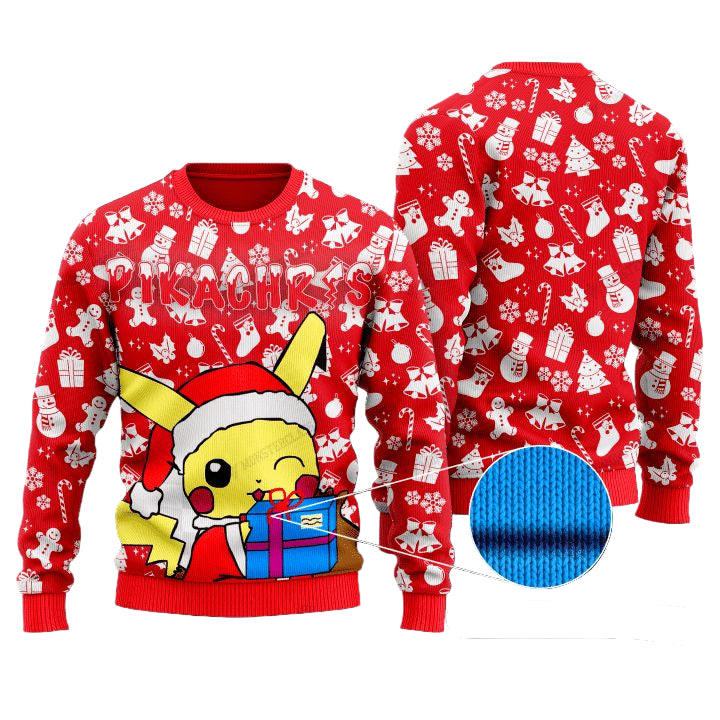 Pikachu Christmas Gift Pikachrs Christmas Sweater ? Usalast