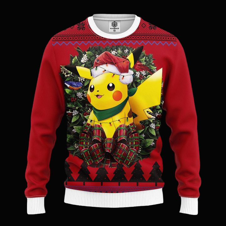 Pikachu Cute Noel Mc Ugly Christmas Sweater Thanksgiving Gift ? Usalast