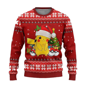 Pikachu Pokemon Anime Ugly Christmas Sweater ? Usalast