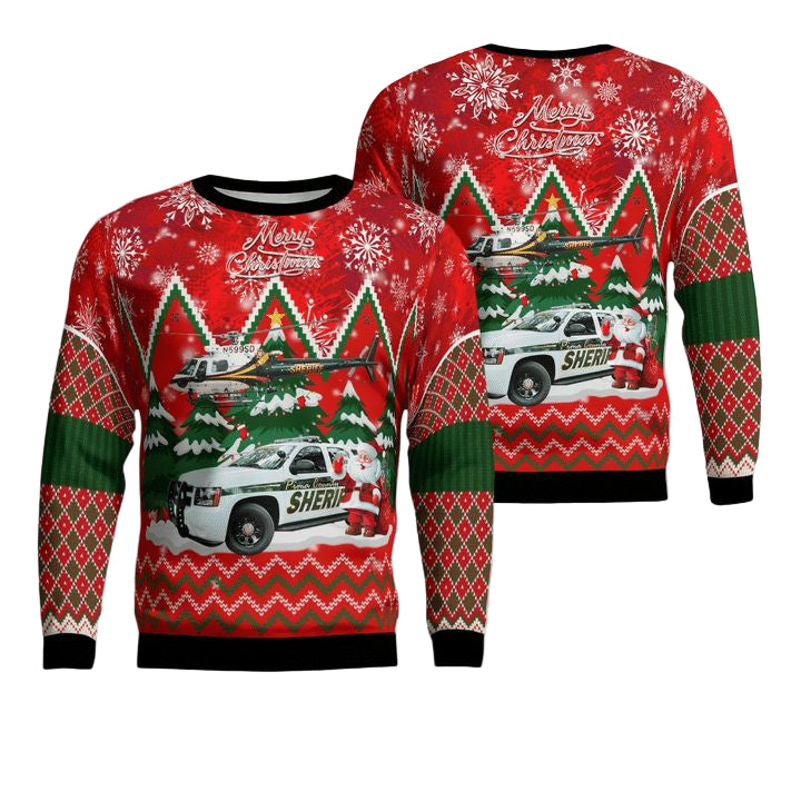 Pima County Arizona Pima County Chevy Tahoe Eurocopter AS350 B3 AStar Christmas Sweater 3D ? Usalast