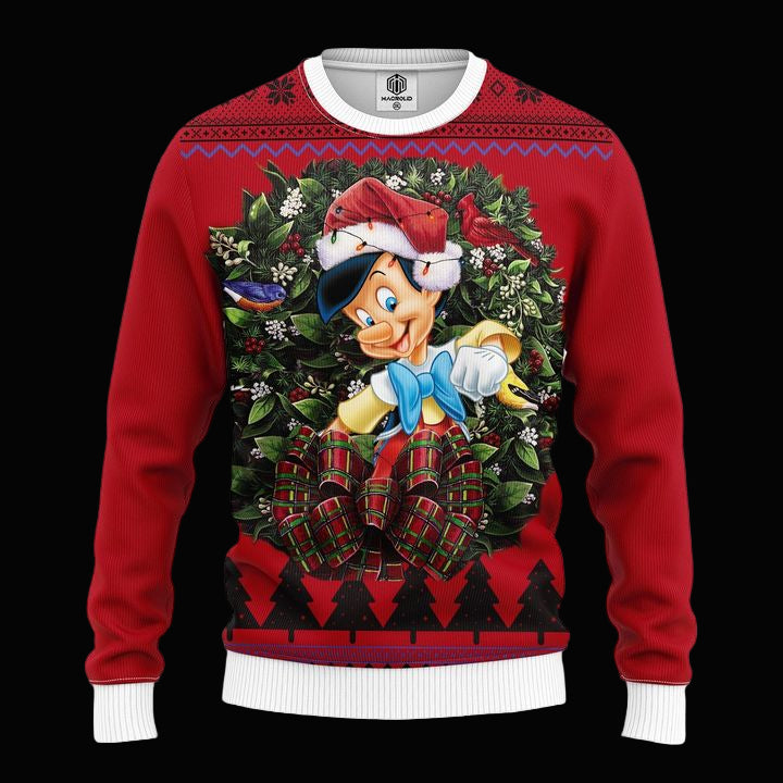 Pinochio Noel Mc Ugly Christmas Sweater Thanksgiving Gift ? Usalast