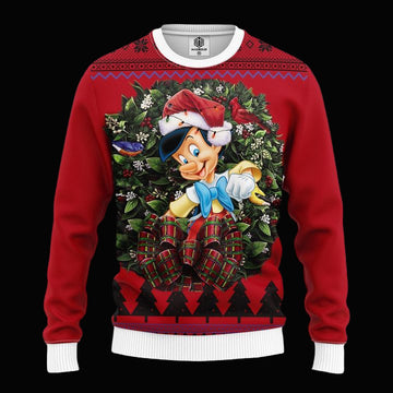 Pinochio Noel Mc Ugly Christmas Sweater Thanksgiving Gift ? Usalast