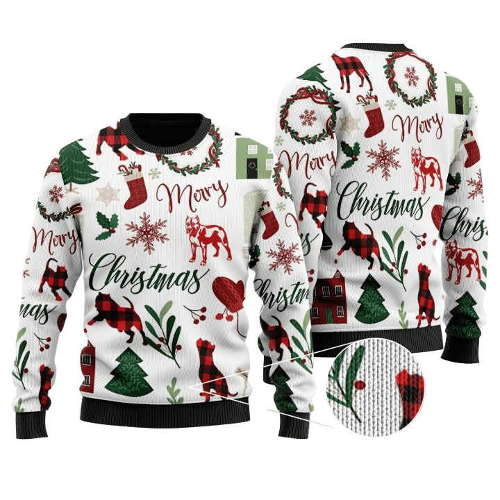 Pitbull Lover Ugly Christmas Sweater 2022 ? Usalast