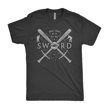 Pitching Ninja Sword T-Shirt