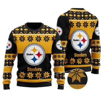 Pittsburgh Steelers Wool Ugly Christmas Sweater ? Usalast