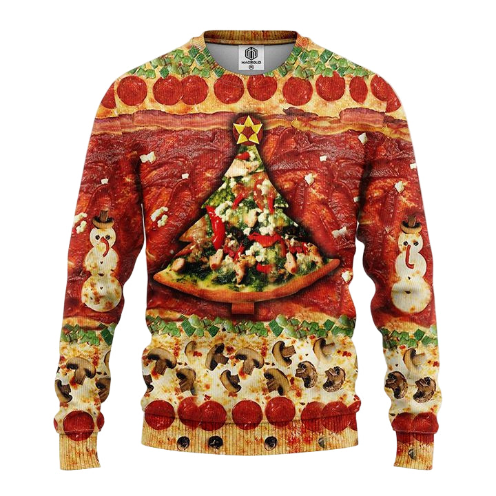 Pizza 3D Ugly Christmas Sweater Amazing Gift Idea Thanksgiving Gift ? Usalast