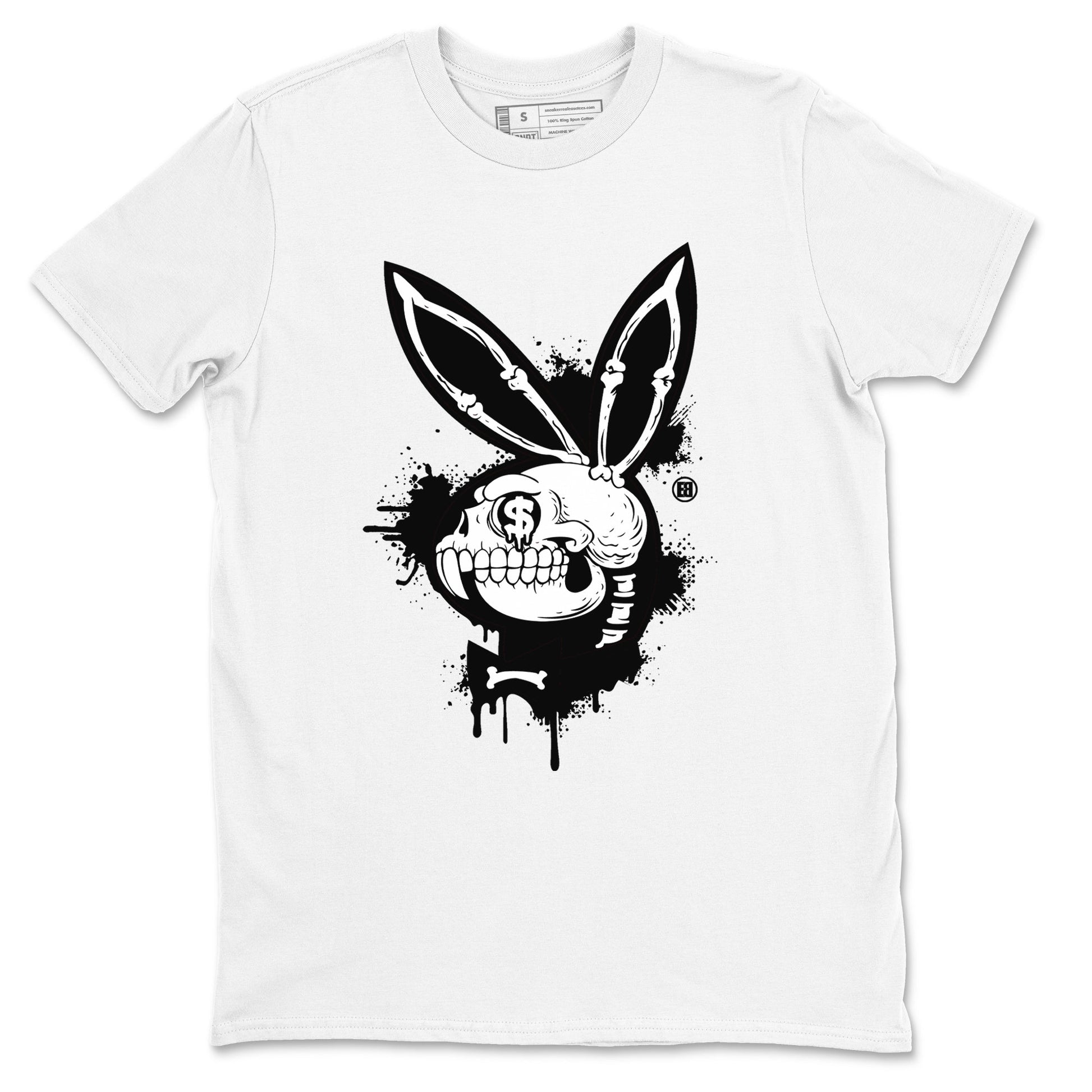 Playskull Sneaker Tees - Air Jordan 4 White Thunder