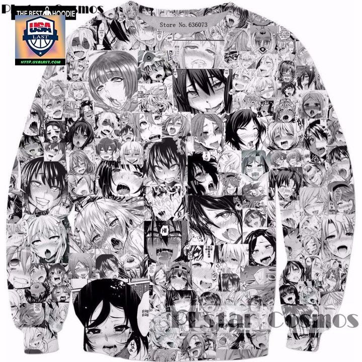 Plstar Cosmos Ahegao Print Sweater Men Women Harajuku Hoodies Face Red Woman Pullovers Shy Girl Sexy Long Sleeve Outerwear Sh4980 ? Usalast