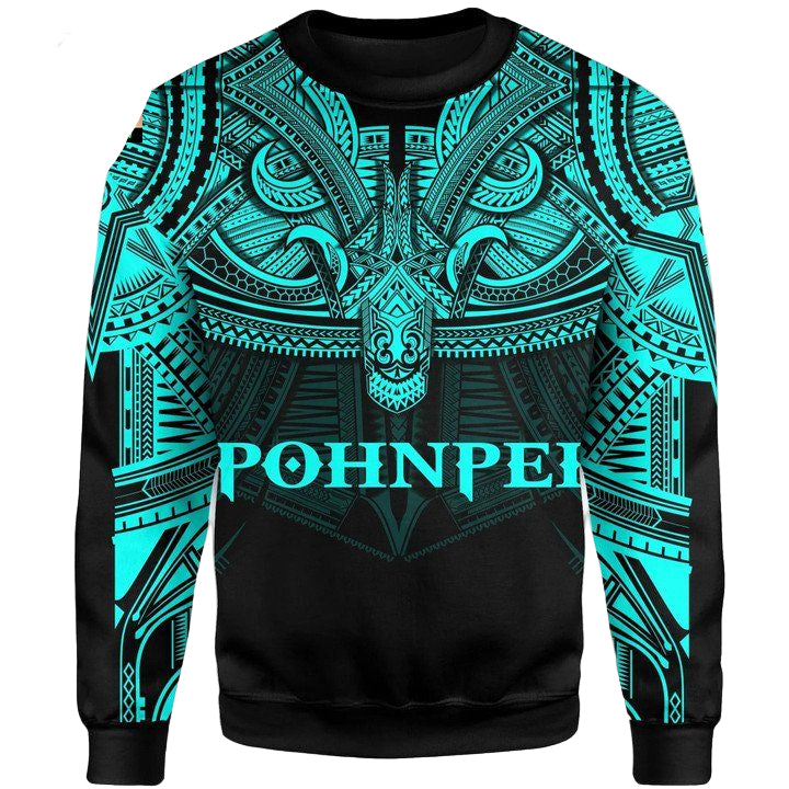 Pohnpei Blue Sweater Polynesian A15 ? Usalast