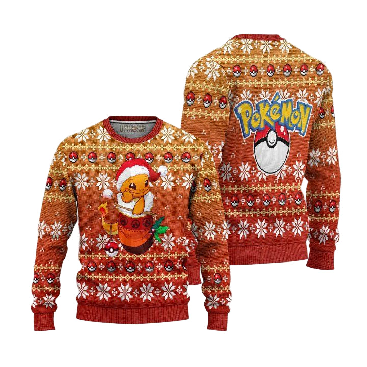 Pokemon Charizard Ugly Christmas Sweater Pokemon Anime Xmas Gift ? Usalast