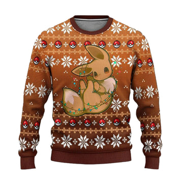 Pokemon Eevee Anime Ugly Christmas Sweater Xmas Gift ? Usalast