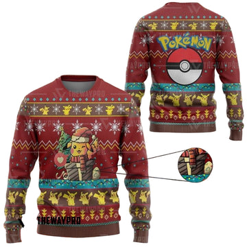 Pokemon Electric Gift Christmas Christmas Sweater ? Usalast