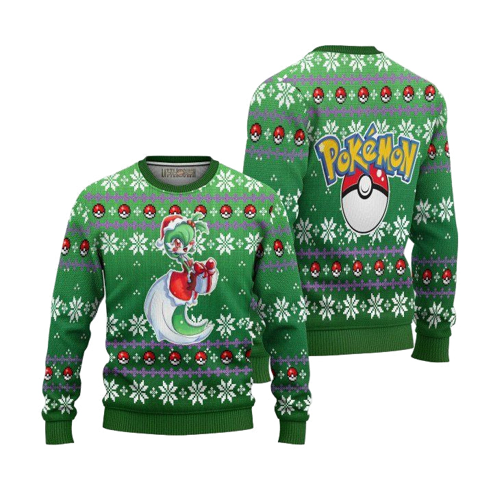 Pokemon Gardevoir Ugly Christmas Sweater Pokemon Anime Xmas Gift ? Usalast