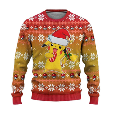 Pokemon Pikachu Anime Ugly Christmas Sweater Xmas Gift ? Usalast