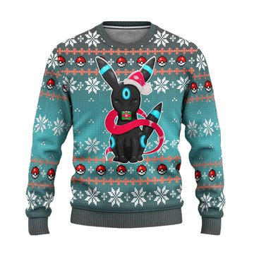 Pokemon Umbreon Anime Ugly Christmas Sweater Xmas Gift ? Usalast