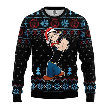 Popeye Strong Ugly Christmas Sweater Amazing Gift Idea Thanksgiving Gift ? Usalast