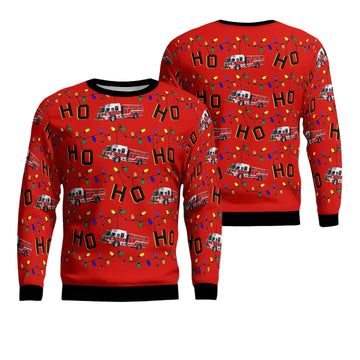 Port Orange Florida Port Orange Fire Rescue Christmas Sweater 3D ? Usalast