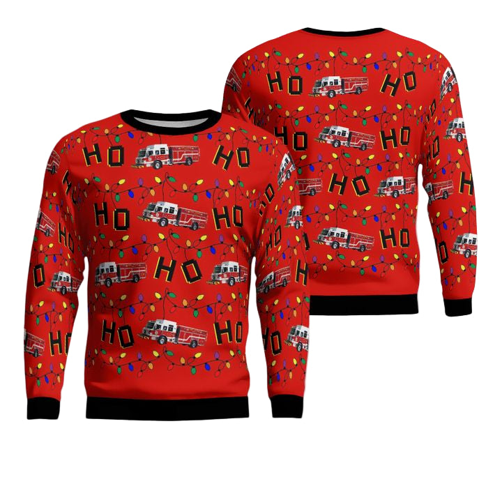 Port Orange Florida Port Orange Fire Rescue Christmas Sweater 3D ? Usalast