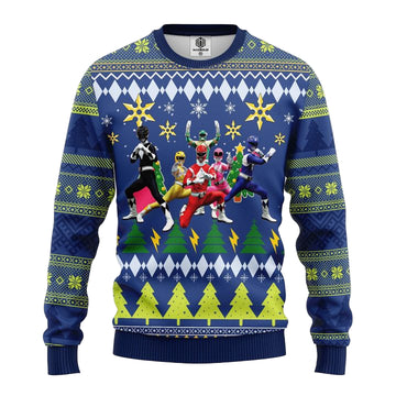 Power Rangers Ugly Christmas Sweater Amazing Gift Idea Thanksgiving Gift ? Usalast