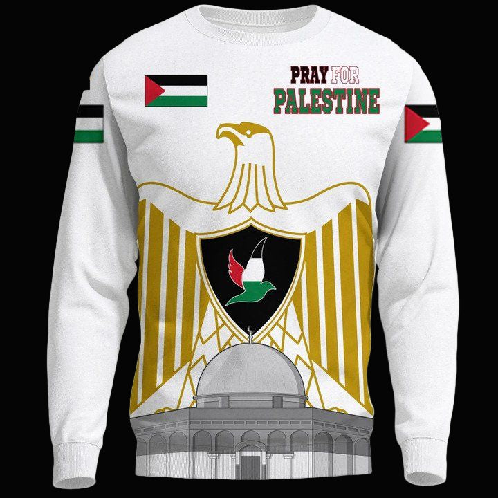 Pray For Palestine Sweater A27 ? Usalast