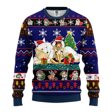Princess Mononoke Ugly Christmas Sweater Blue 1 Amazing Gift Idea Thanksgiving Gift ? Usalast