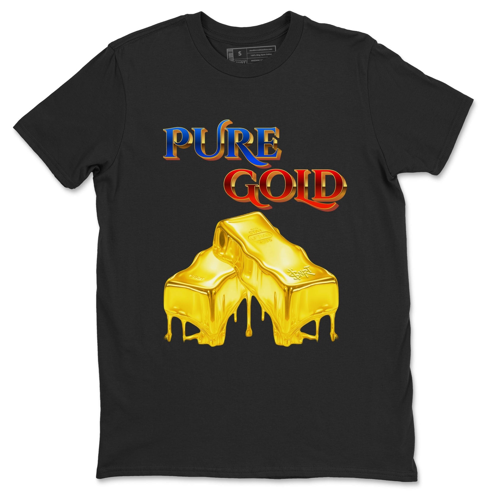 Pure Gold Sneaker Tees - Air Jordan 1 Travis Scott Canary