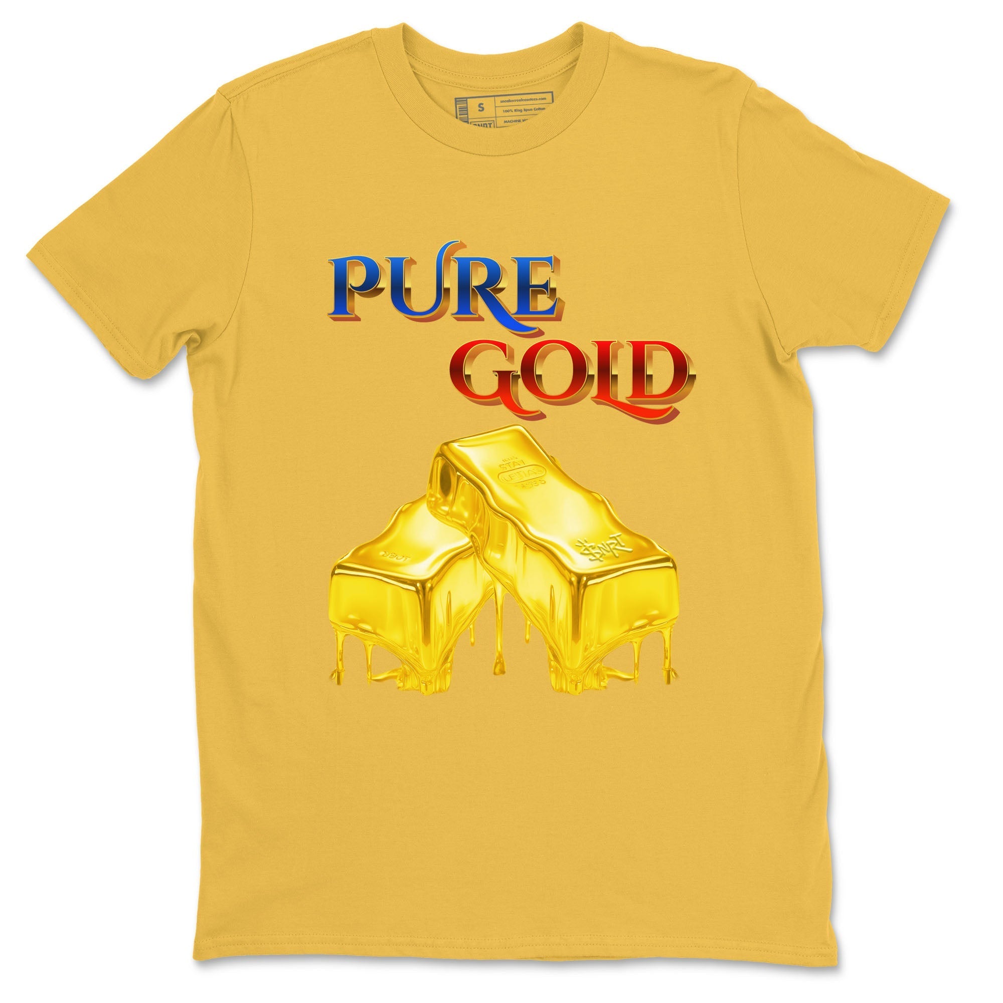Pure Gold Sneaker Tees - Air Jordan 1 Travis Scott Canary