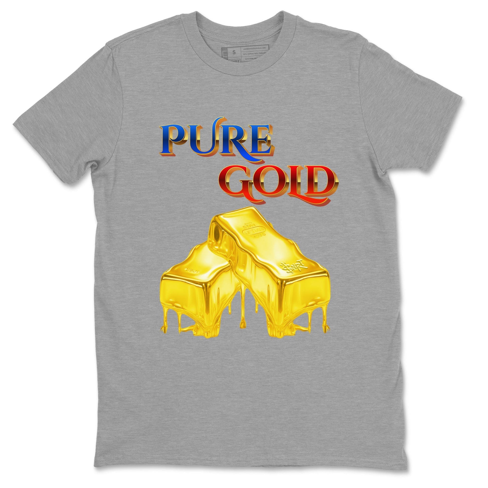 Pure Gold Sneaker Tees - Air Jordan 1 Travis Scott Canary