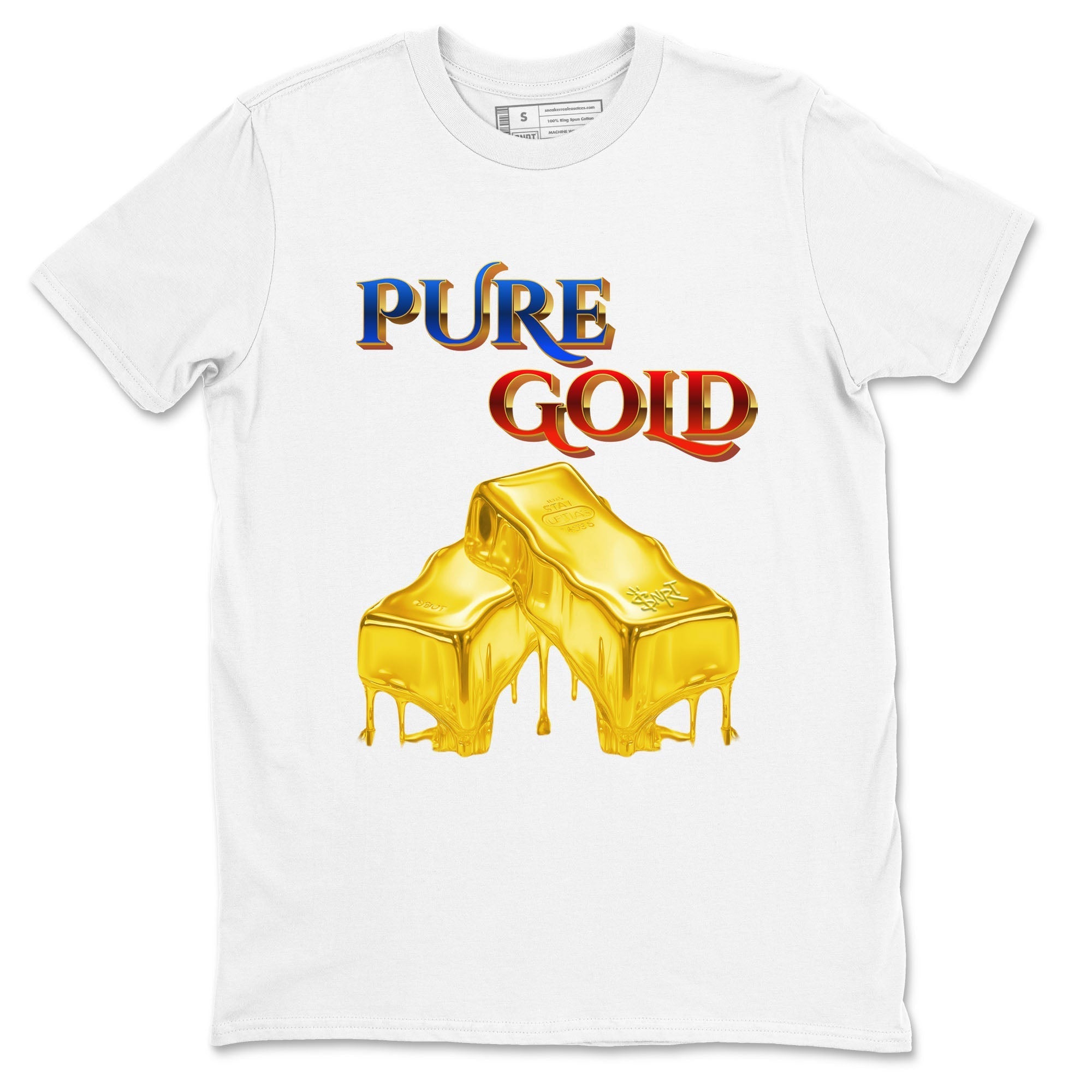 Pure Gold Sneaker Tees - Air Jordan 1 Travis Scott Canary