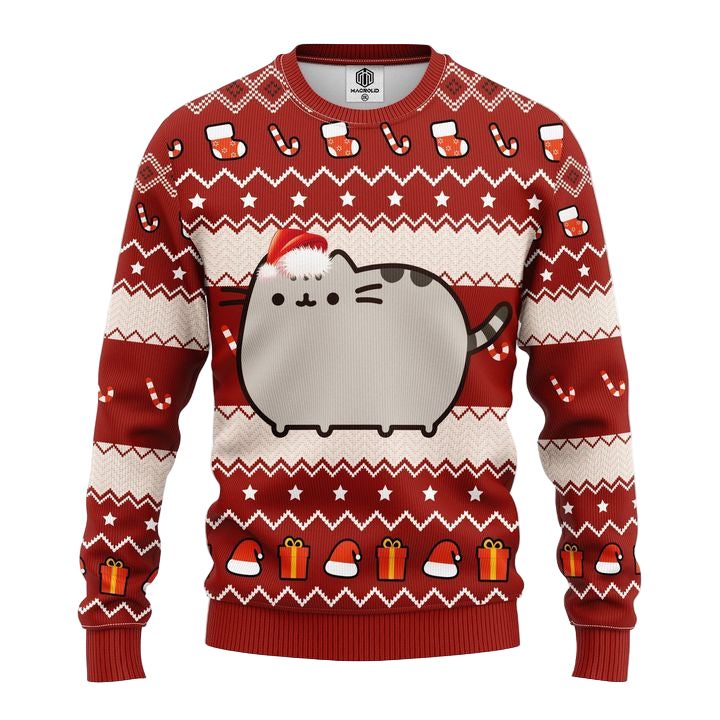 Pusheen Ugly Christmas Sweater Amazing Gift Idea Thanksgiving Gift ? Usalast