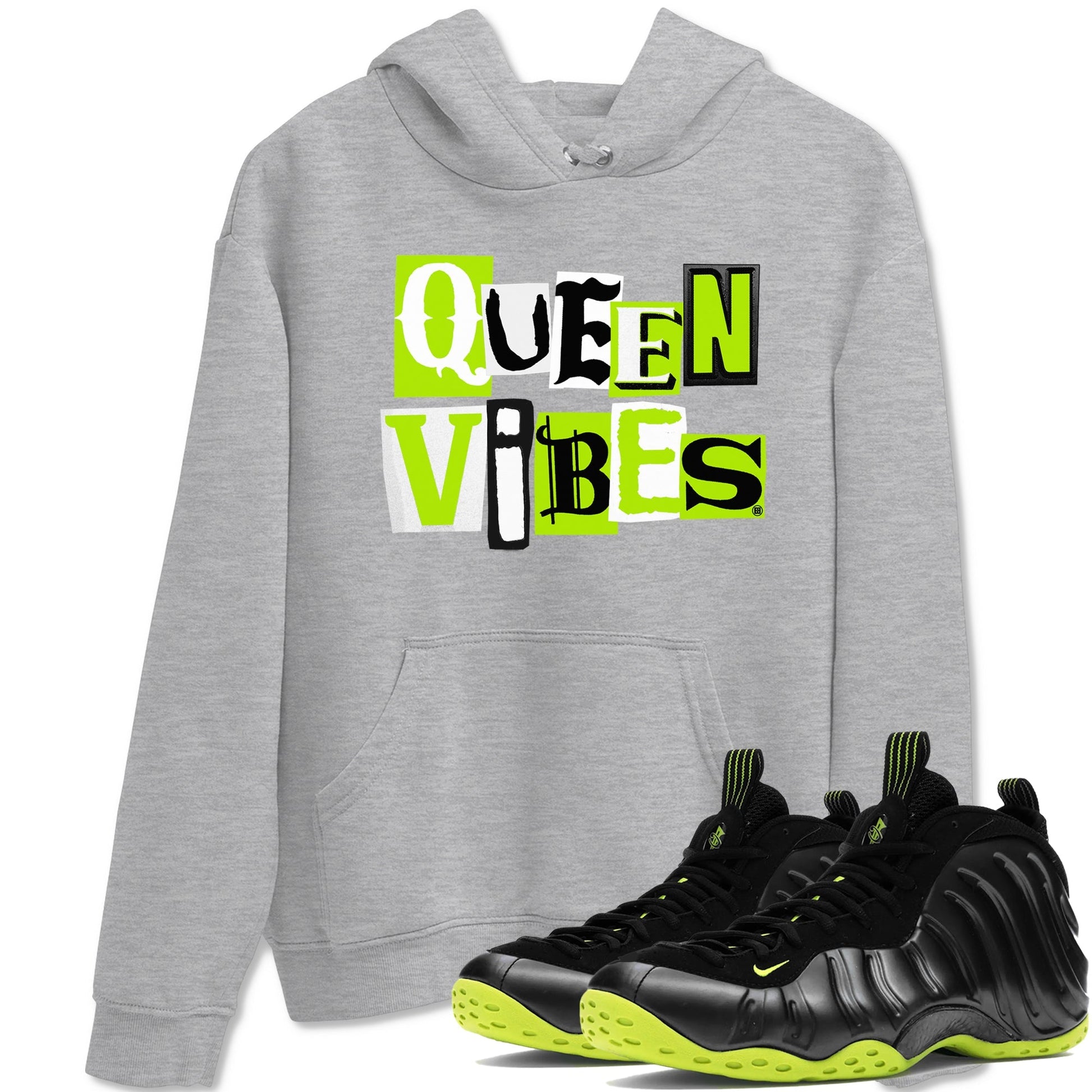 Queen Vibes Sneaker Tees - Air Foamposite One Black Volt