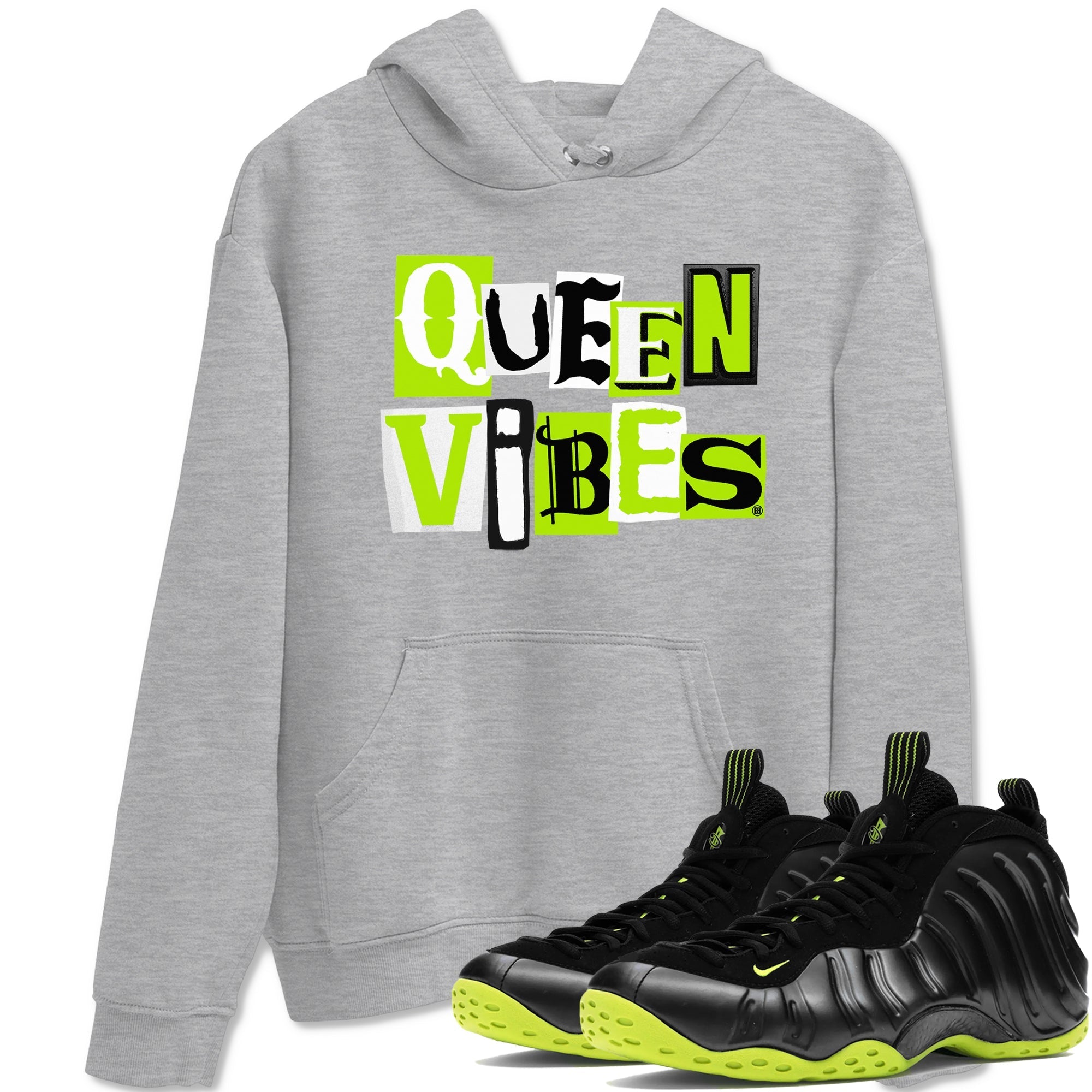 Queen Vibes Sneaker Tees - Air Foamposite One Black Volt