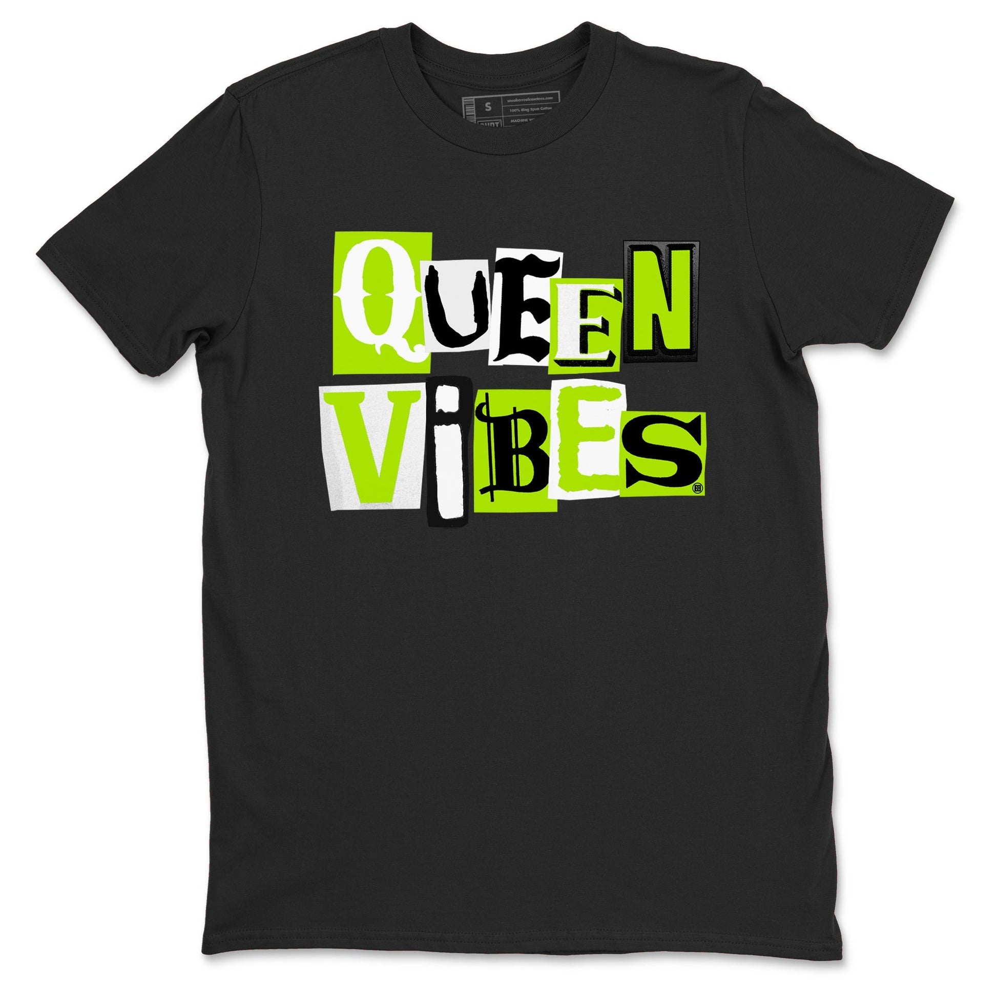 Queen Vibes Sneaker Tees - Air Foamposite One Black Volt