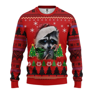 Raccoon Candy Ugly Christmas Sweater Amazing Gift Idea Thanksgiving Gift ? Usalast
