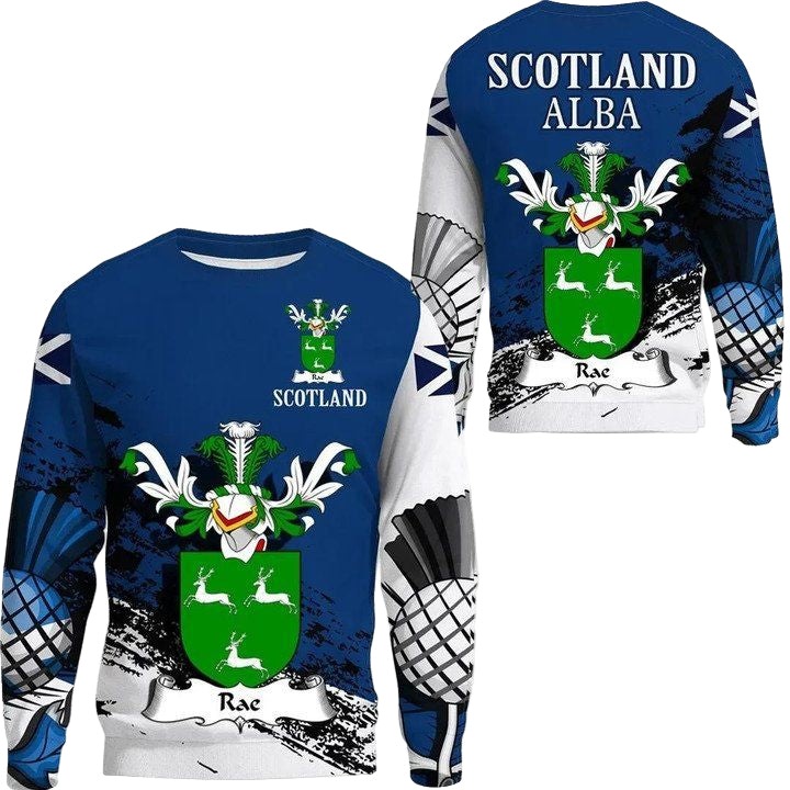 Rae Scottish Family Crest Scotland Special Sweater A7 ? Usalast